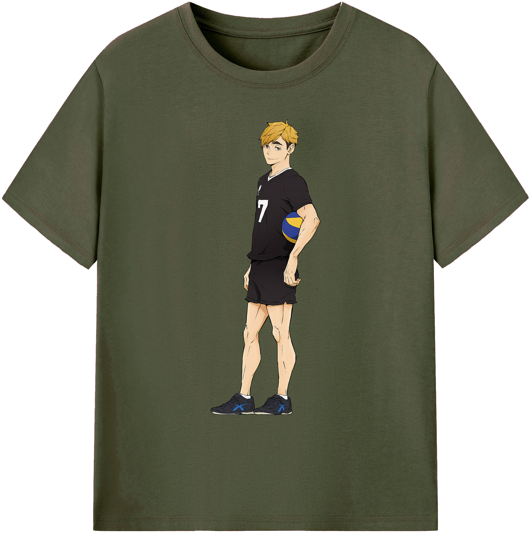 （画像用） ハイキュー!! Haikyu!! 綿100％ メンズ半袖Tシャツ｜肌触りやわらか＆通気性
